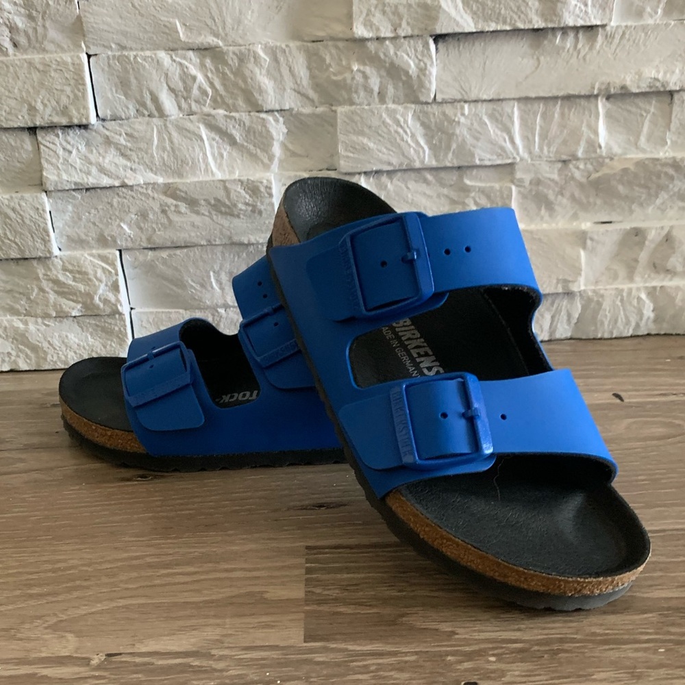 Blue Birkenstocks